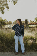 Outback Eclipse Lady Jane Organic Embroidered Linen Shirt