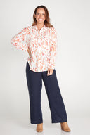 Outback Eclipse Navy Organic Linen Pants