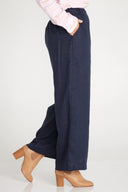Outback Eclipse Navy Organic Linen Pants