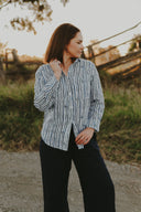 Outback Eclipse Navy Organic Linen Pants