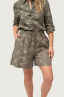 Linen Shorts - Embroidered - Lady Jane