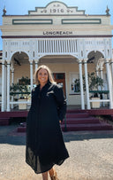 The Linen Organic Button-Up Dress - Outback Linen Co