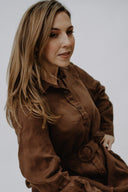 Everyday Linen Dress - Smoked Cocoa
