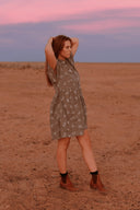 Lady Jane Spinifex Embroidered Organic Linen Dress