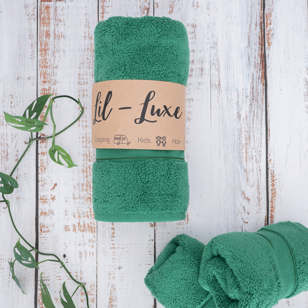 Petite Emerald Green Towel Outback Linen Co