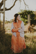 Caramel Organic Linen Scarf