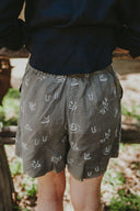 Lady Jane Spinifex Embroidered Linen Shorts