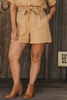 Everyday Desert Sand Organic Linen Shorts