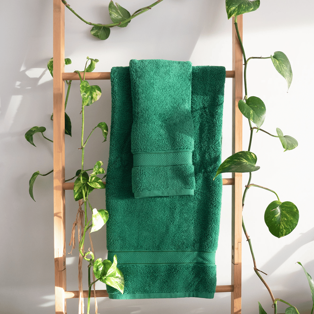 Emerald Green Bath Towel Sustainable Towels Australia Outback Linen Co