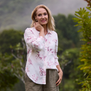 Outback Fauna Long Sleeve Organic Linen Shirt