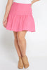 Hot Pink Organic Linen Skirt