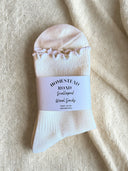 Scalloped Merino Wool Socks