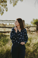 Outback Eclipse Lady Jane Organic Embroidered Linen Shirt