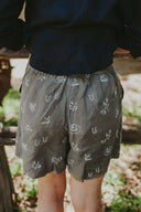 Lady  Jane Spinifex Embroidered Linen Shorts