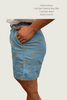 Lady Jane Denim Sky Blue Embroidered Shorts