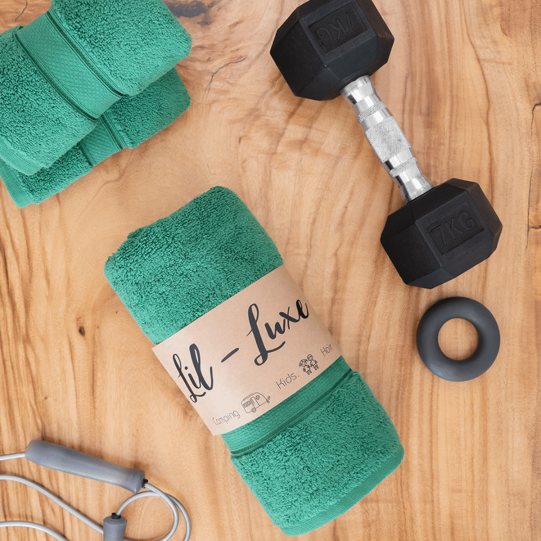 Petite Emerald Green Towel Outback Linen Co