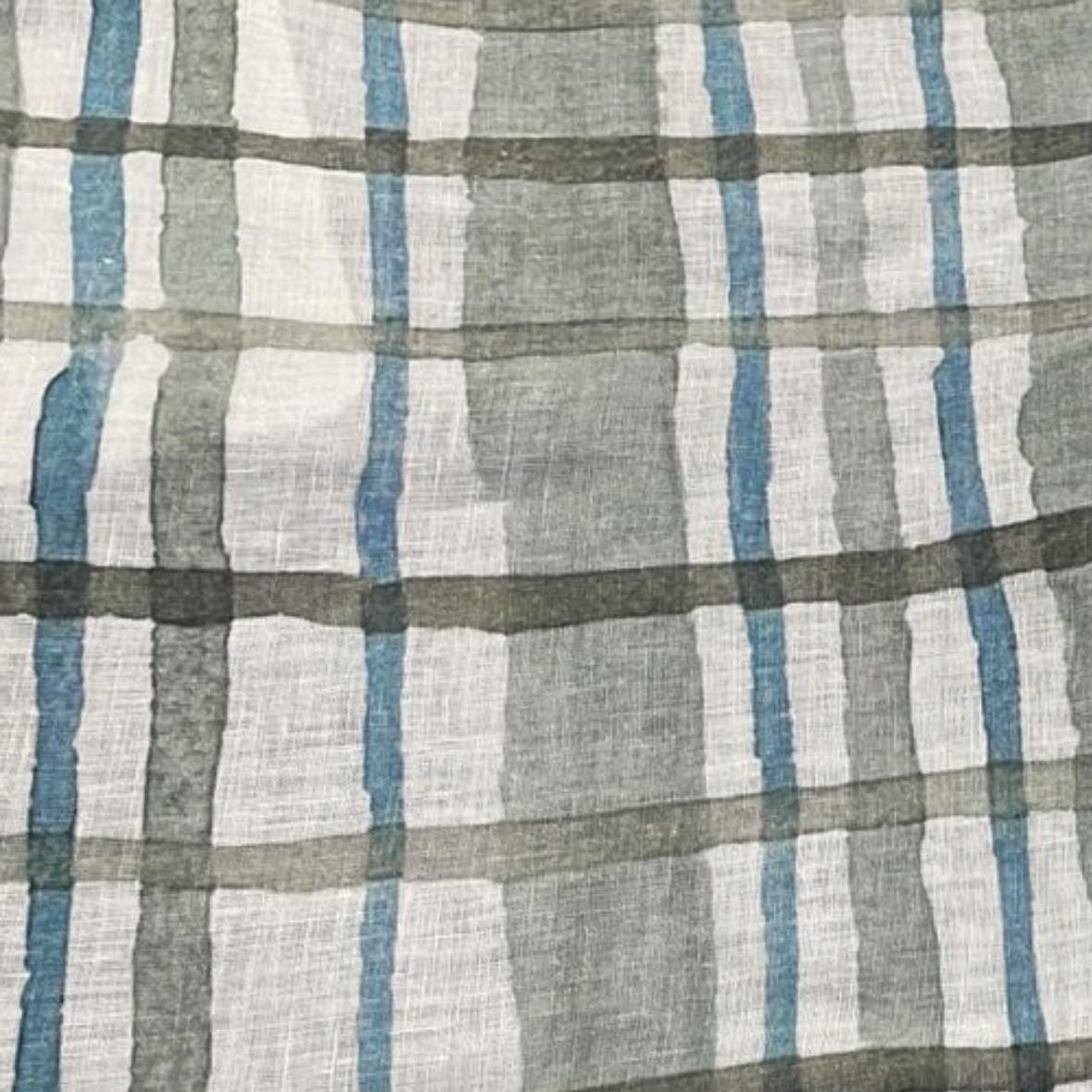 Bayside Printed Organic Linen Shirt - Outback Linen Co