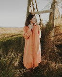 Orange Rust Everyday Organic Linen Dress