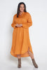 Orange Rust Everyday Organic Linen Dress