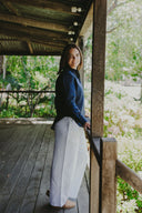 Everyday Outback Eclipse Navy Organic Linen Long Sleeve Shirt