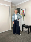 Outback Eclipse Navy Organic Linen Pants