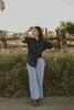 Outback Eclipse & White Stripes Drawstring Linen Pants