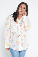 Outback Flora Long Sleeve Organic Linen Shirt