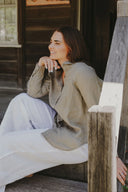 Outback White Organic Linen Pants