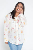 Outback Flora Long Sleeve Organic Linen Shirt