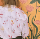 Outback Flora Long Sleeve Organic Linen Shirt