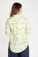 Rainforest Bark Print Organic Long Sleeve Shirt