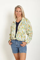 Rainforest Bark Print Organic Long Sleeve Shirt