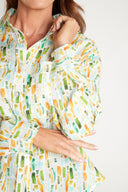Rainforest Bark Print Organic Long Sleeve Shirt