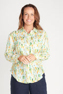 Rainforest Bark Print Organic Long Sleeve Shirt