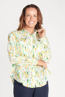 Rainforest Bark Print Organic Long Sleeve Shirt