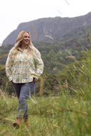Rainforest Bark Print Organic Long Sleeve Shirt
