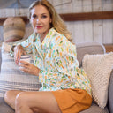 Rainforest Bark Print Organic Long Sleeve Shirt