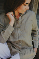Spinifex Green Organic Linen Shirt