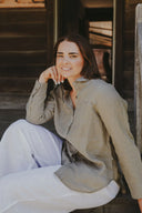Spinifex Green Organic Linen Shirt