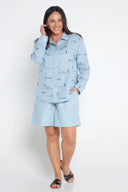Sky Blue Rural Outback Linen Shirt