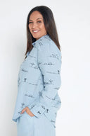 Sky Blue Rural Outback Linen Shirt