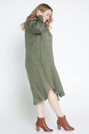 Spinifex Green Everyday Organic Linen Dress