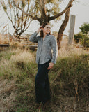 Spinifex Lady Jane Outback Organic Embroidered Linen Shirt