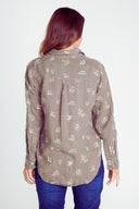 Spinifex Lady Jane Outback Organic Embroidered Linen Shirt