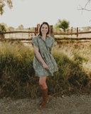 Spinifex Lady Jane Outback Organic Embroidered Linen Dress