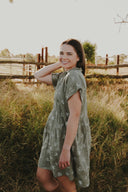 Spinifex Lady Jane Outback Organic Embroidered Linen Dress