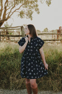 Outback Eclipse Lady Jane Outback Organic Embroidered Linen Dress