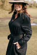Everyday Linen Dress - Black
