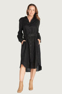 Everyday Linen Dress - Black