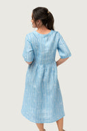 Short Sleeve Linen Dress